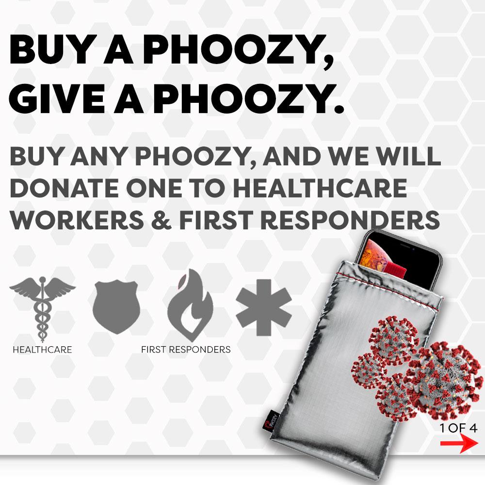 Press Release - PHOOZY Donates More Than $25,000 in Protective Device Capsules to Healthcare Workers, Laboratory Workers, and First Responders - PHOOZY