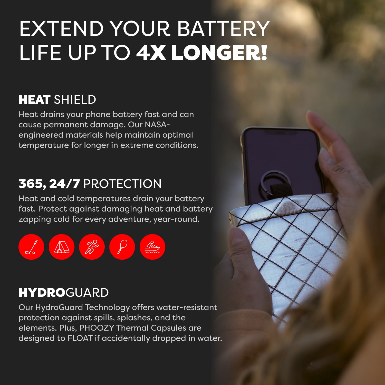 Phoozy Iphone Case To Prevent Overheating Apollo II Antimicrobial